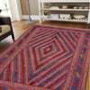 Red Mashwani Carpet 4' 10" x 5' 11" (ft) - No. R39734