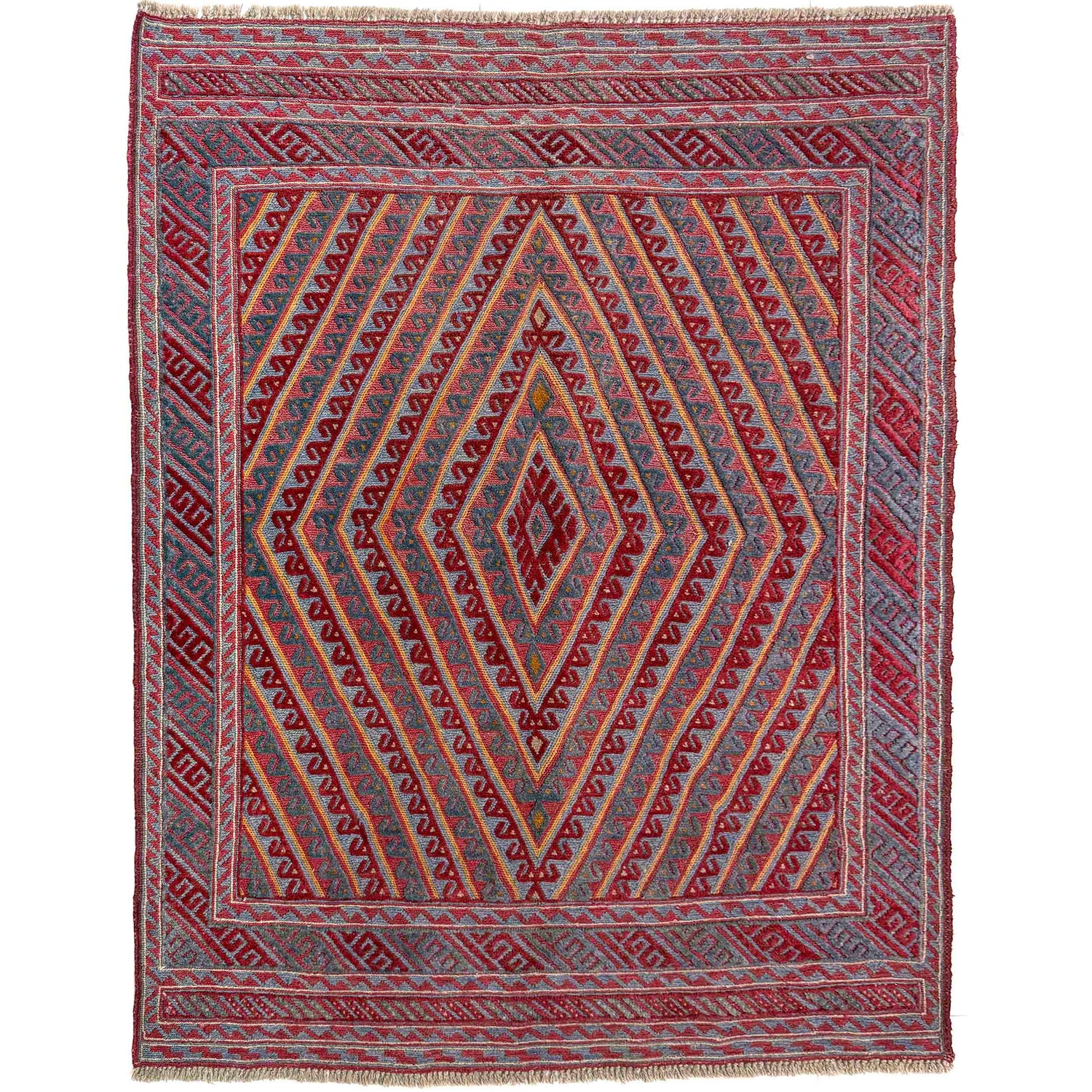 Multi Color Mashwani Rug 4' 11" x 5' 10" (ft) - No. R39738