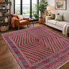 Multi Color Mashwani Rug 4' 11" x 5' 10" (ft) - No. R39738