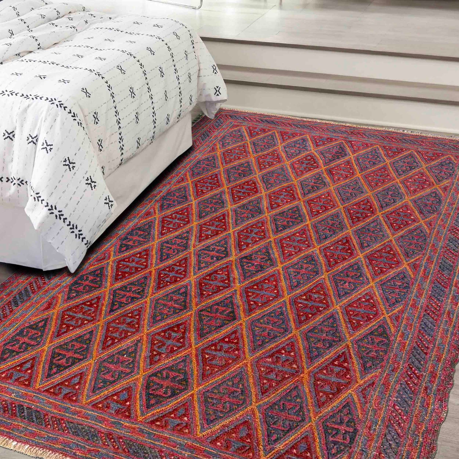 Multi Color Mashwani Carpet 4' 10" x 6' 0" (ft) - No. R39739