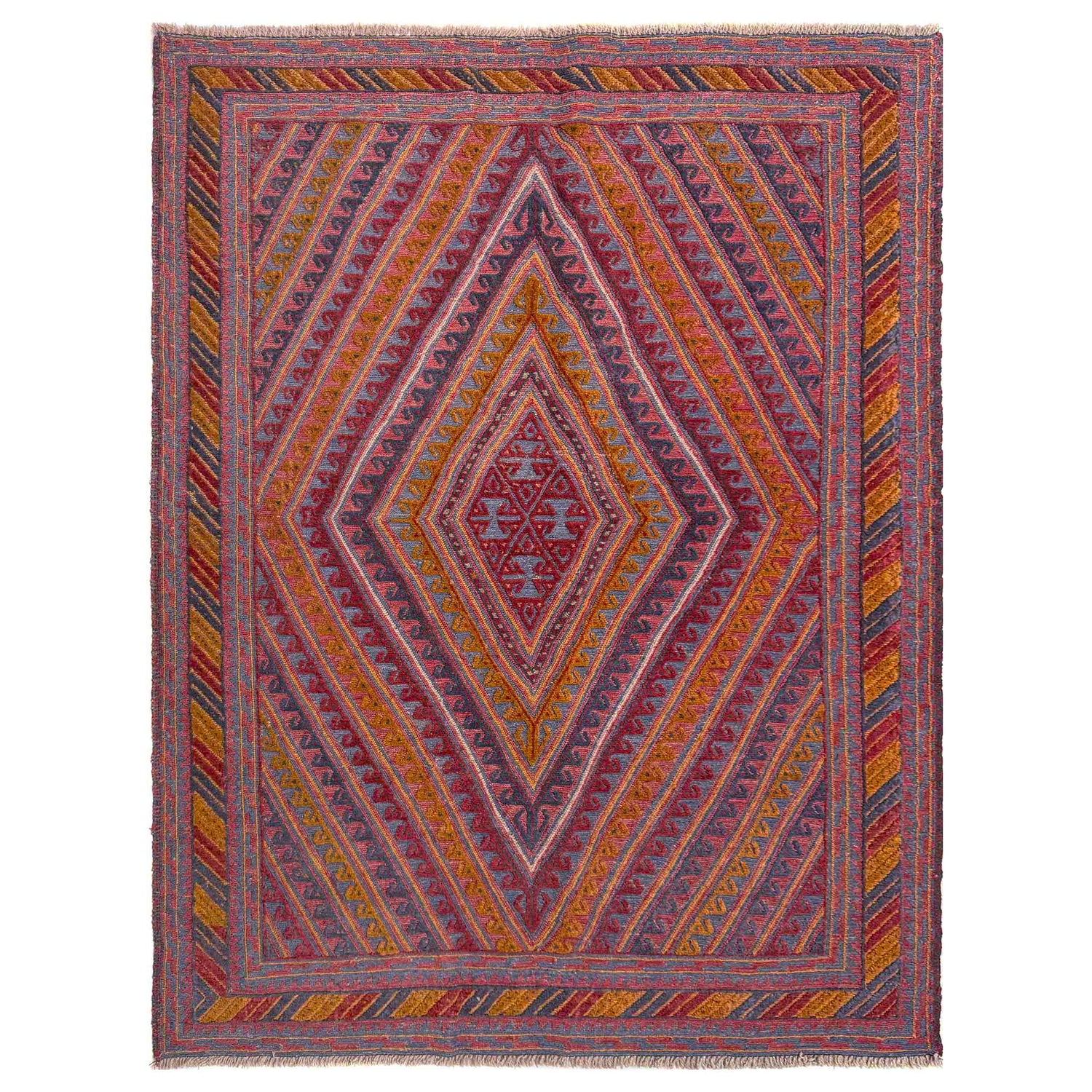 Multi Color Mashwani Carpet 4' 10" x 6' 1" (ft) - No. R39741