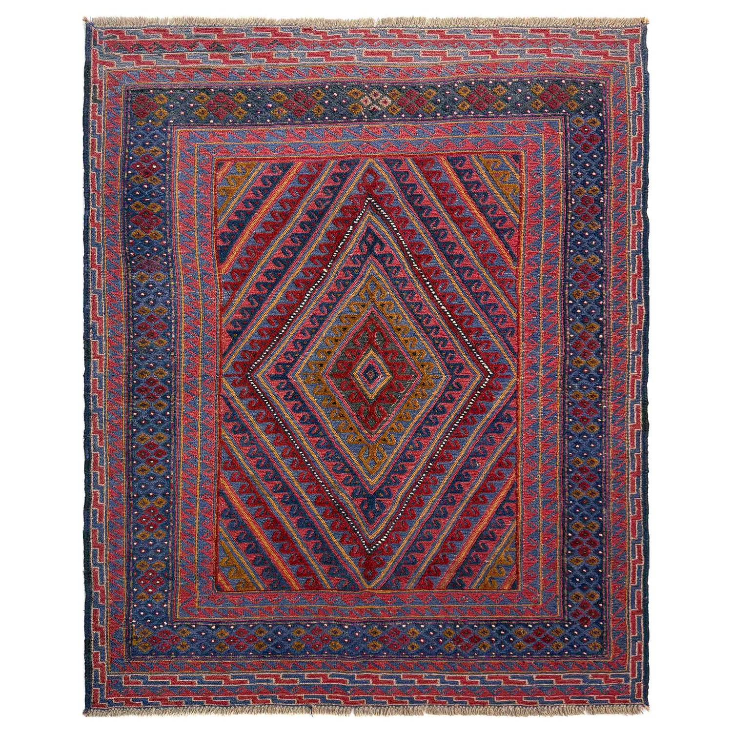 Multi Color Mashwani Qaleen 4' 10" x 6' 0" (ft) - No. R39744