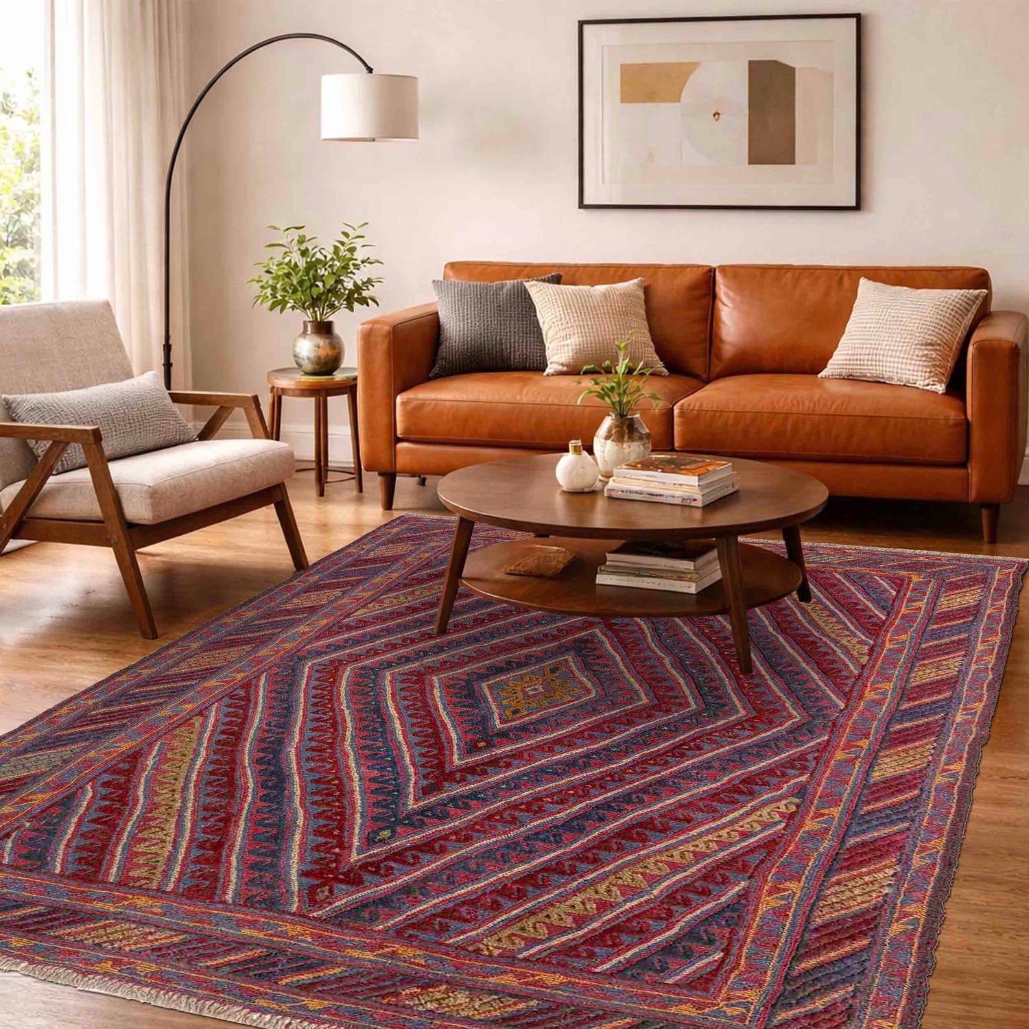 Multi Mashwani Carpet 4' 9" x 6' 0" (ft) - No. R39748