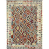Handmade Vegetable Kilim 7' 0" x 9' 11" (ft) - No. R39770