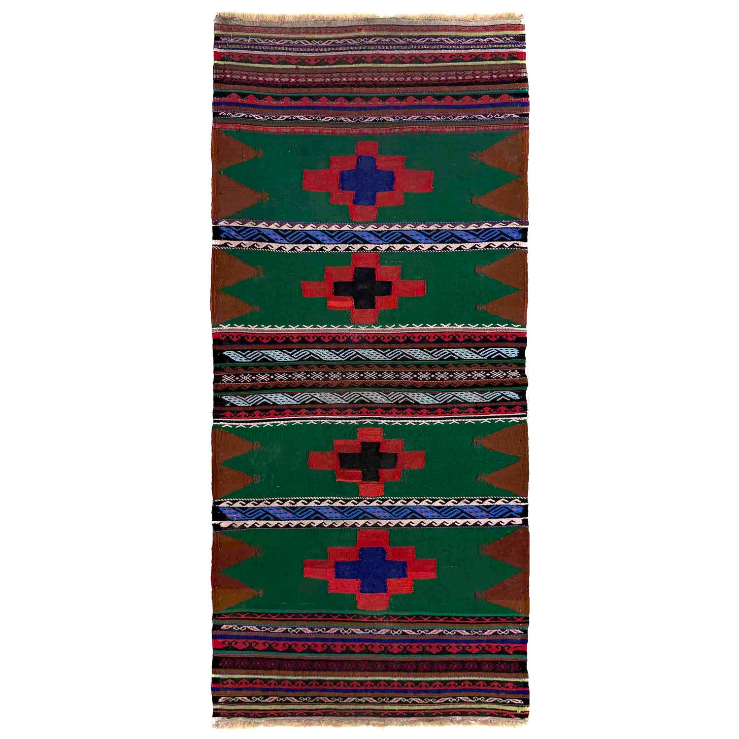 Handmade Table Sheet Kilim Runner 2' 1" x 4' 10" (ft) - No. R39830