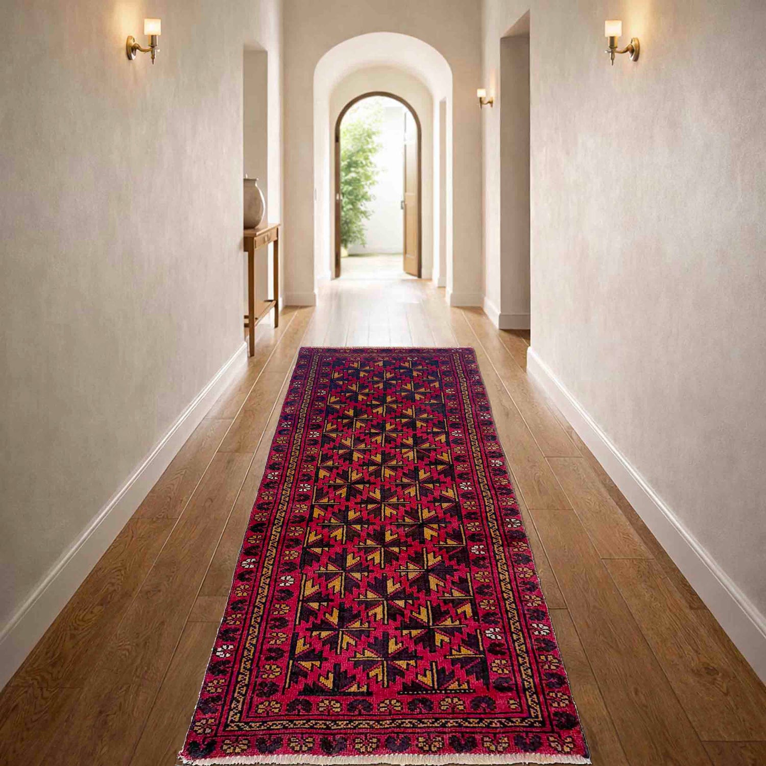 Hand Knotted Baluchi Runner 2' 4" x 6' 3" (ft) - No. R39838