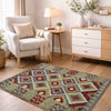 Handmade Vegetable Kilim 3' 5" x 4' 10" (ft) - No. R39864