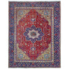 Hand Made Persian Design Heriz Carpet 6' 2" x 8' 2" (ft) - No. R39871
