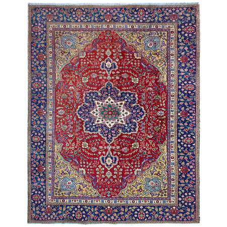 Hand Made Persian Design Heriz Carpet 6' 2" x 8' 2" (ft) - No. R39871