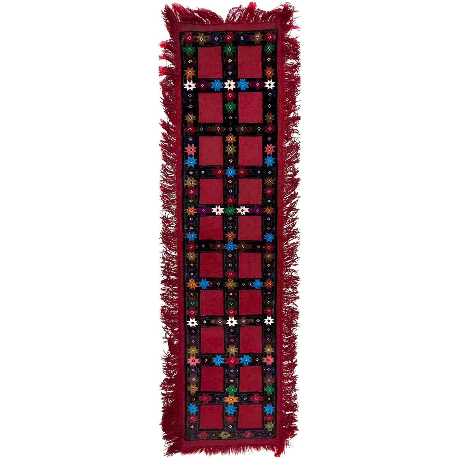 Flat Weave Kilim Runner 2' 2" x 9' 1" (ft) - No. R39873