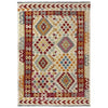 Handmade Vegetable Kilim 4' 2" x 5' 10" (ft) - No. R39886