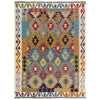 Handmade Vegetable Kelim 4' 4" x 5' 9" (ft) - No. R39894