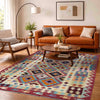 Handmade Vegetable Kilim 5' 3" x 6' 8" (ft) - No. R39896