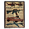 Handmade War Rug 1' 11" x 2' 6" (ft) - No. R40047