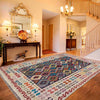 Handmade Vegetable Kilim 6' 11" x 9' 5" (ft) - No. R40054