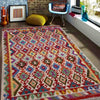 Handmade Vegetable Kelim 4' 1" x 6' 4" (ft) - No. R40058