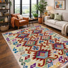 Handmade Vegetable Kelim 4' 2" x 6' 2" (ft) - No. R40060