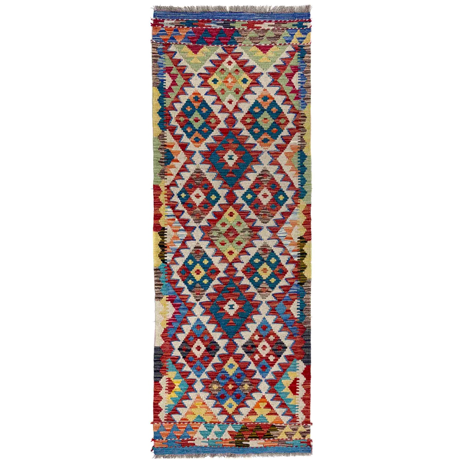Vegetable Kilim Runner 2' 1" x 6' 6" (ft)- No. R40064