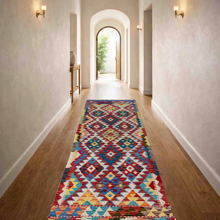 Vegetable Kilim Runner 2' 1" x 6' 6" (ft)- No. R40064