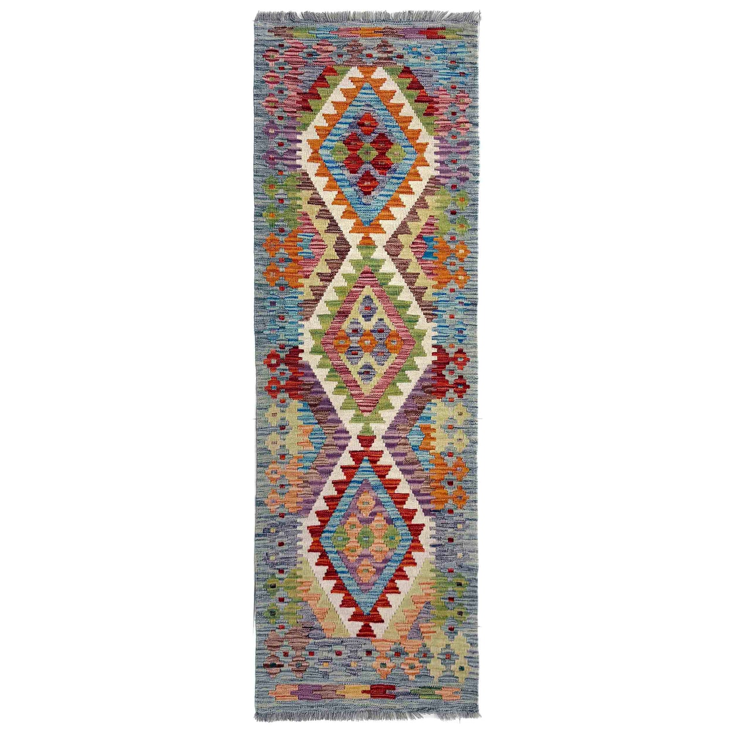 Vegetable Kilim Runner 2' 0" x 6' 9" (ft)- No. R40067