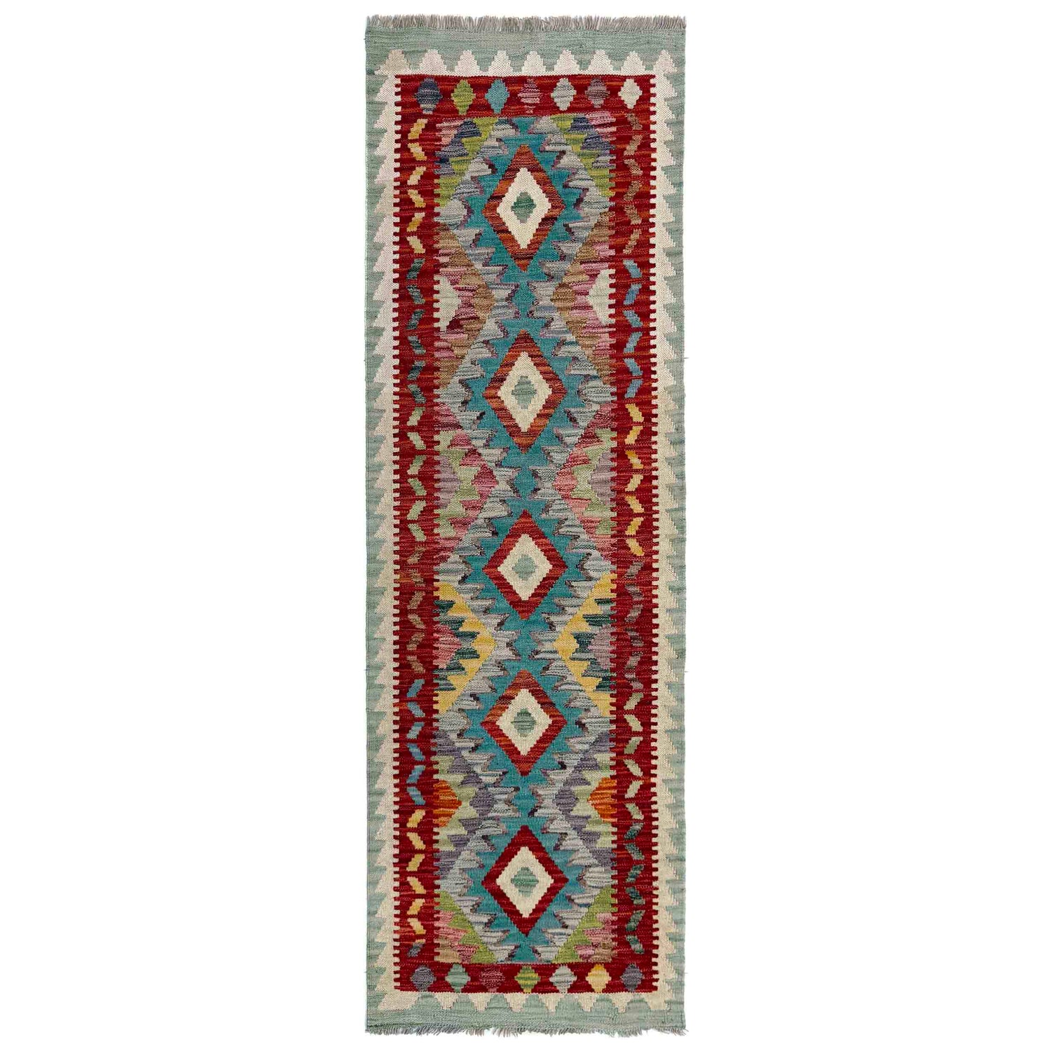 Vegetable Kilim Runner 2' 3" x 6' 3" (ft)- No. R40071