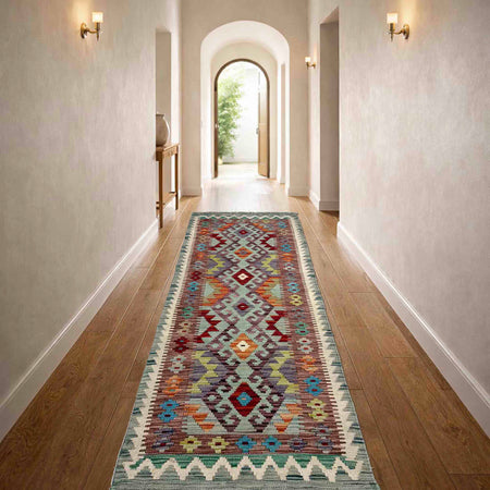 Vegetable Kilim Runner 2' 4" x 6' 6" (ft)- No. R40072