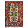 Handmade Vegetable Kelim 2' 9" x 4' 2" (ft) - No. R40078