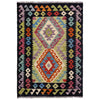 Handmade Vegetable Kilim 2' 9" x 3' 11" (ft) - No. R40081