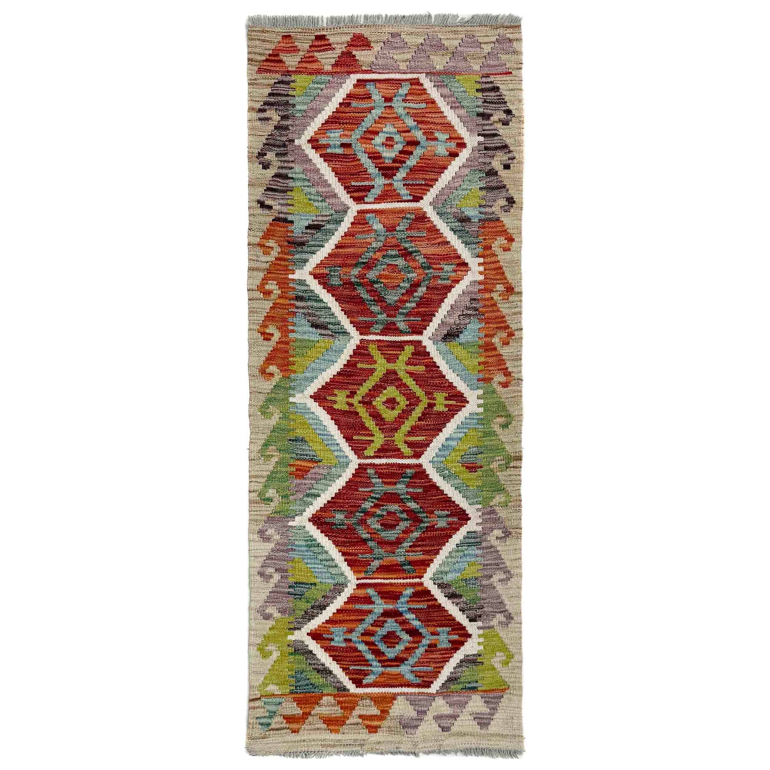 Vegetable Kilim Runner 1' 9" x 4' 9" (ft)- No. R40084