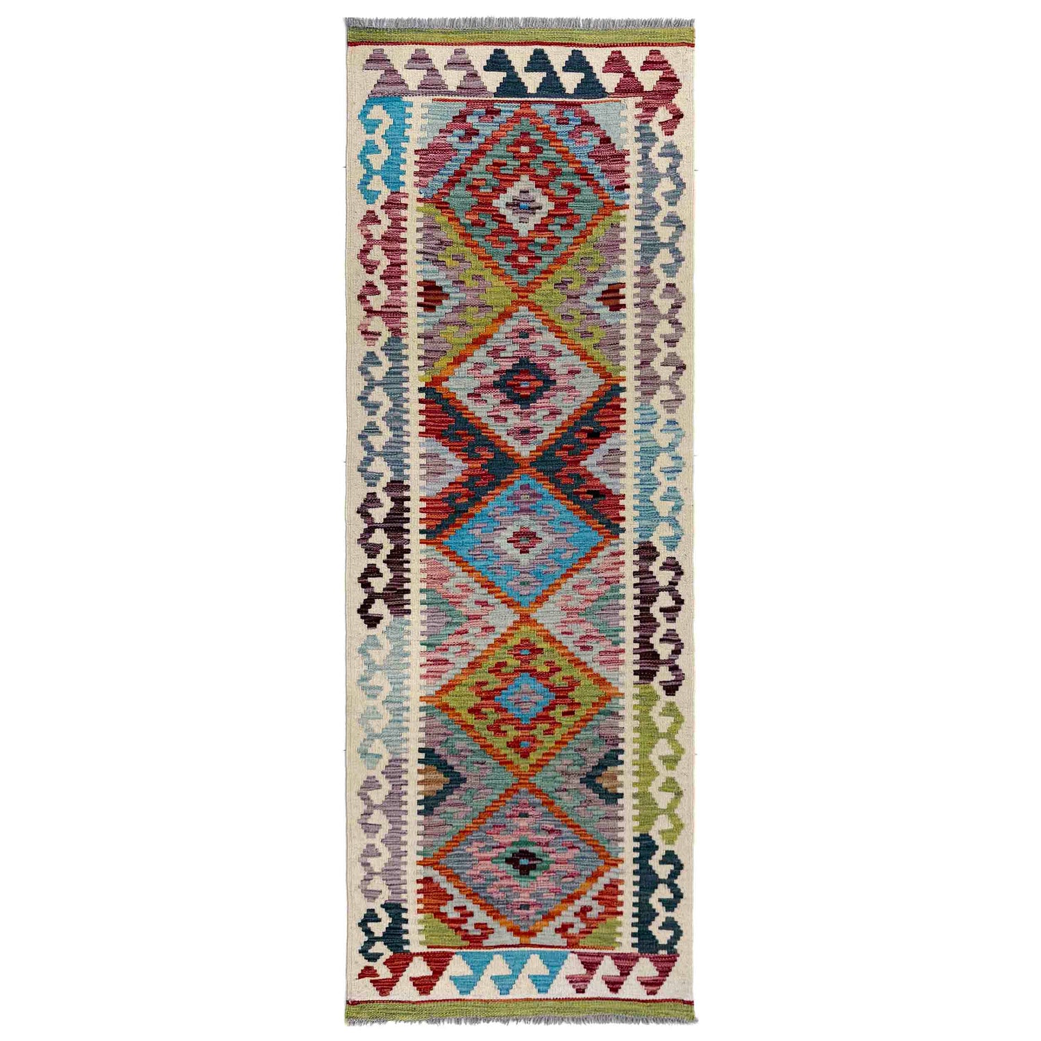 Vegetable Kelim Runner 2' 4" x 6' 8" (ft)- No. R40088