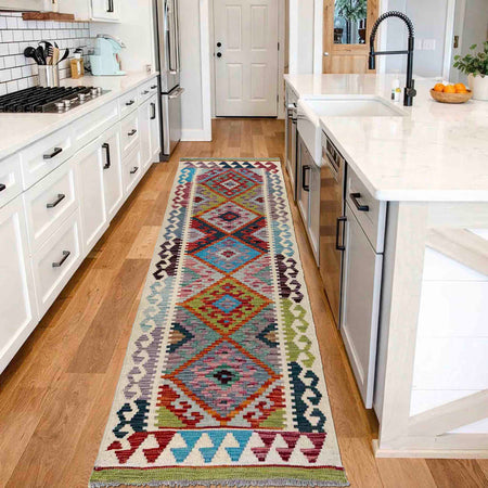 Vegetable Kelim Runner 2' 4" x 6' 8" (ft)- No. R40088