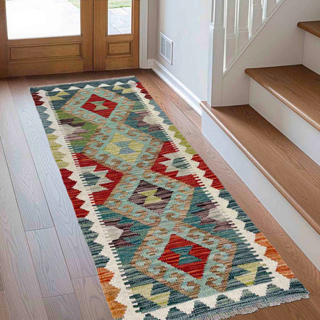Vegetable Kelim Runner 1' 9" x 4' 11" (ft)- No. R40091