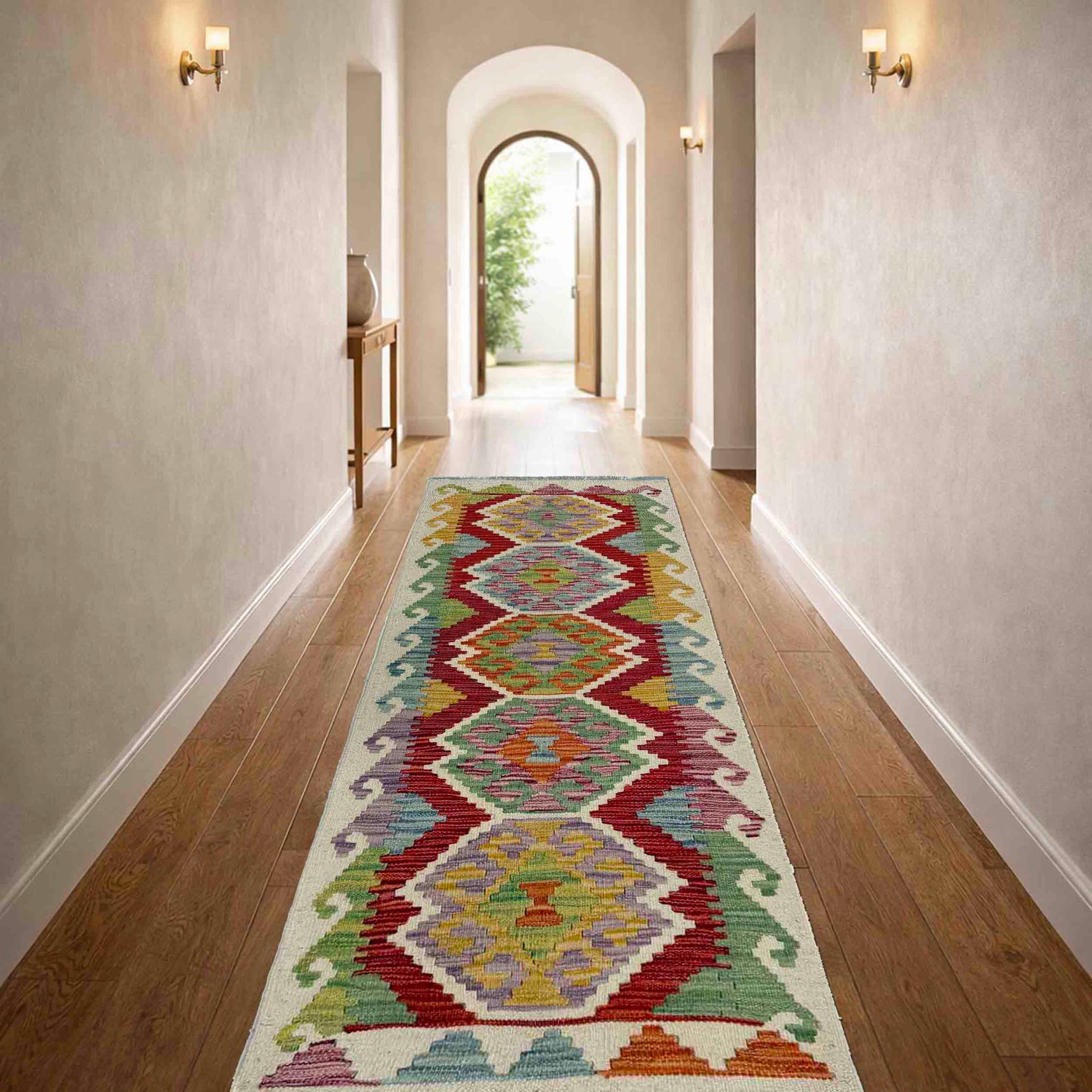 Vegetable Kelim Runner 1' 10" x 4' 11" (ft)- No. R40092