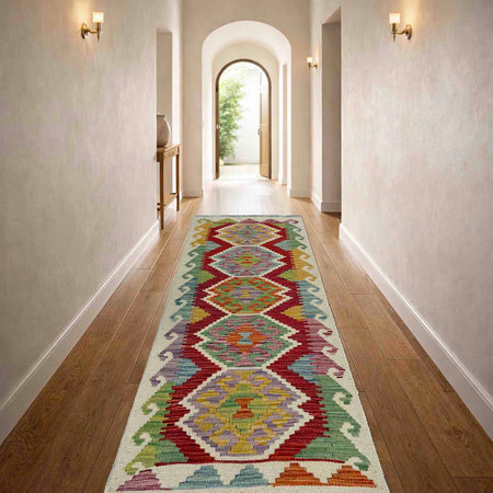Vegetable Kelim Runner 1' 10" x 4' 11" (ft)- No. R40092