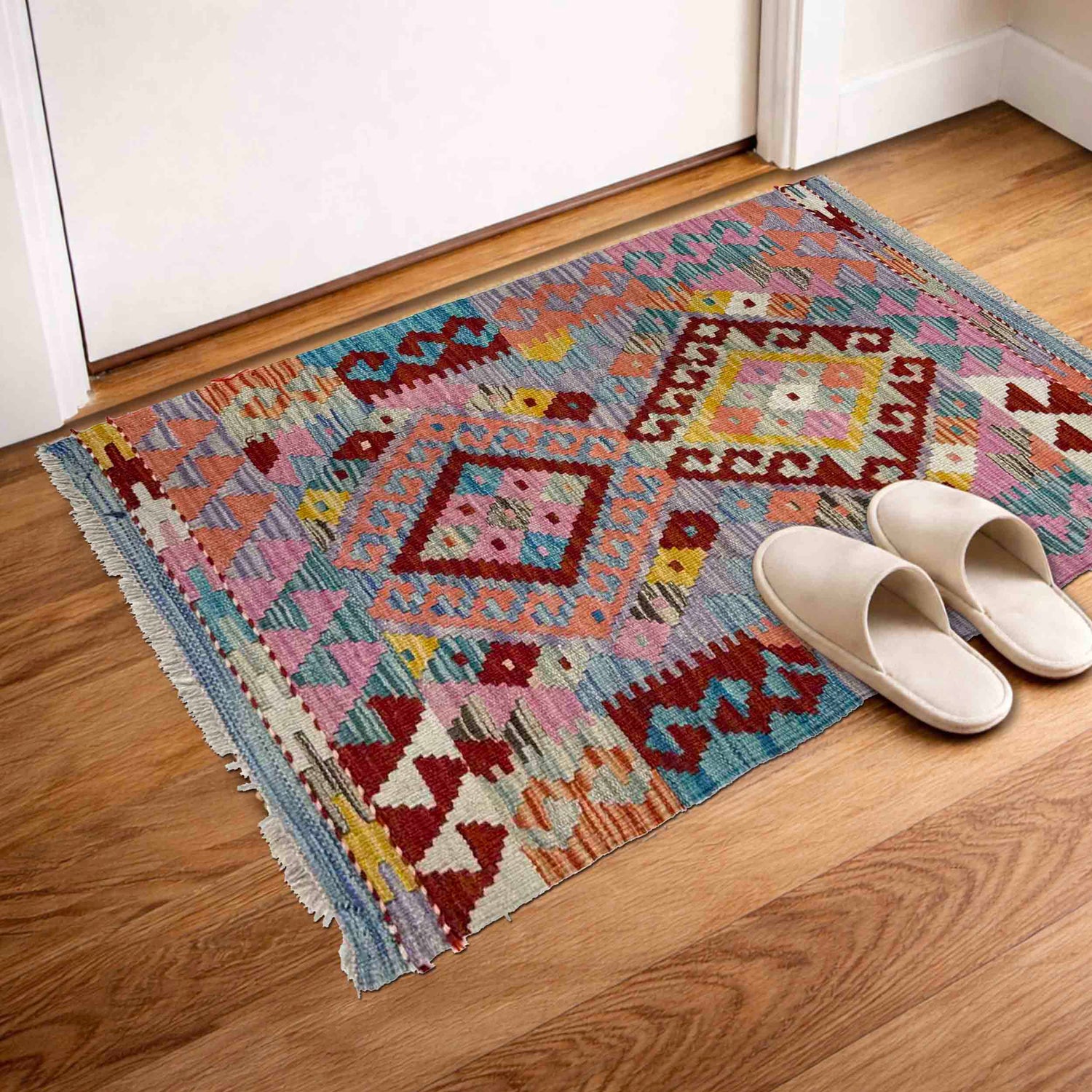 Handmade Vegetable Kelim 2' 0" x 3' 0" (ft) - No. R40103