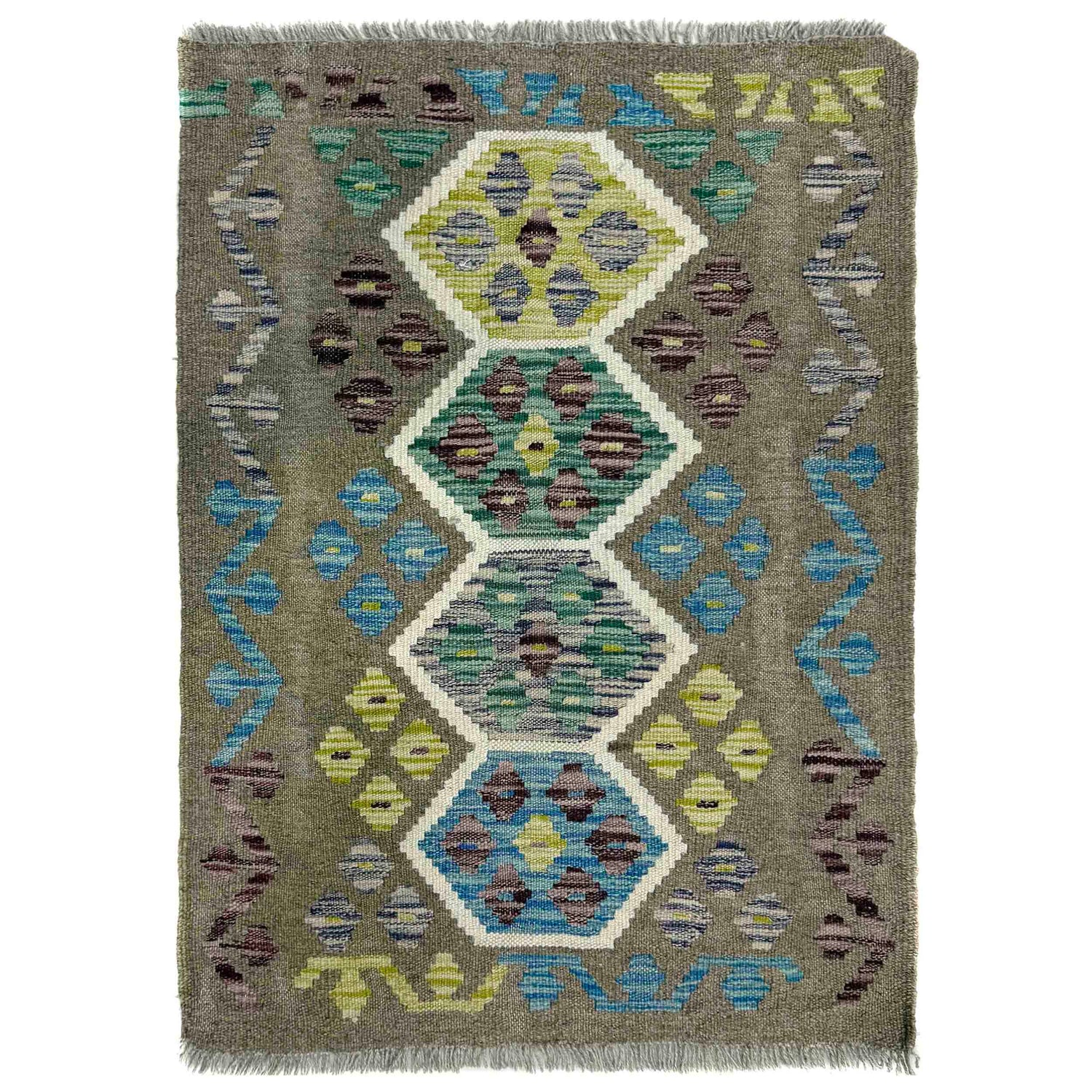 Handmade Vegetable Kelim 2' 3" x 3' 0" (ft) - No. R40109