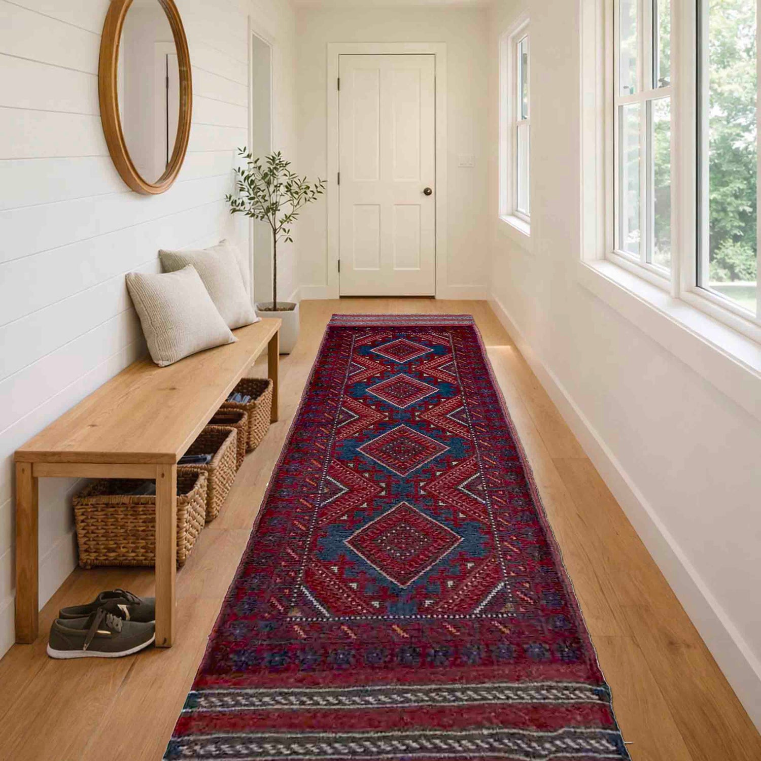 Multi Color Mashwani Short Runner 2' 3" x 8' 0" (ft) - No. R40167