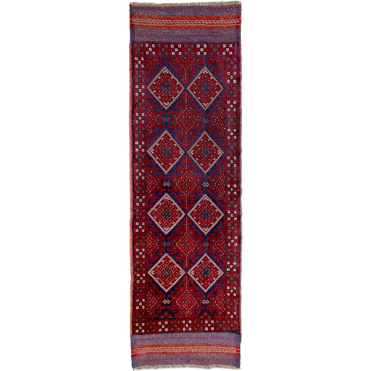 Multi Color Mashwani Short Runner 2' 2" x 7' 11" (ft) - No. R40168