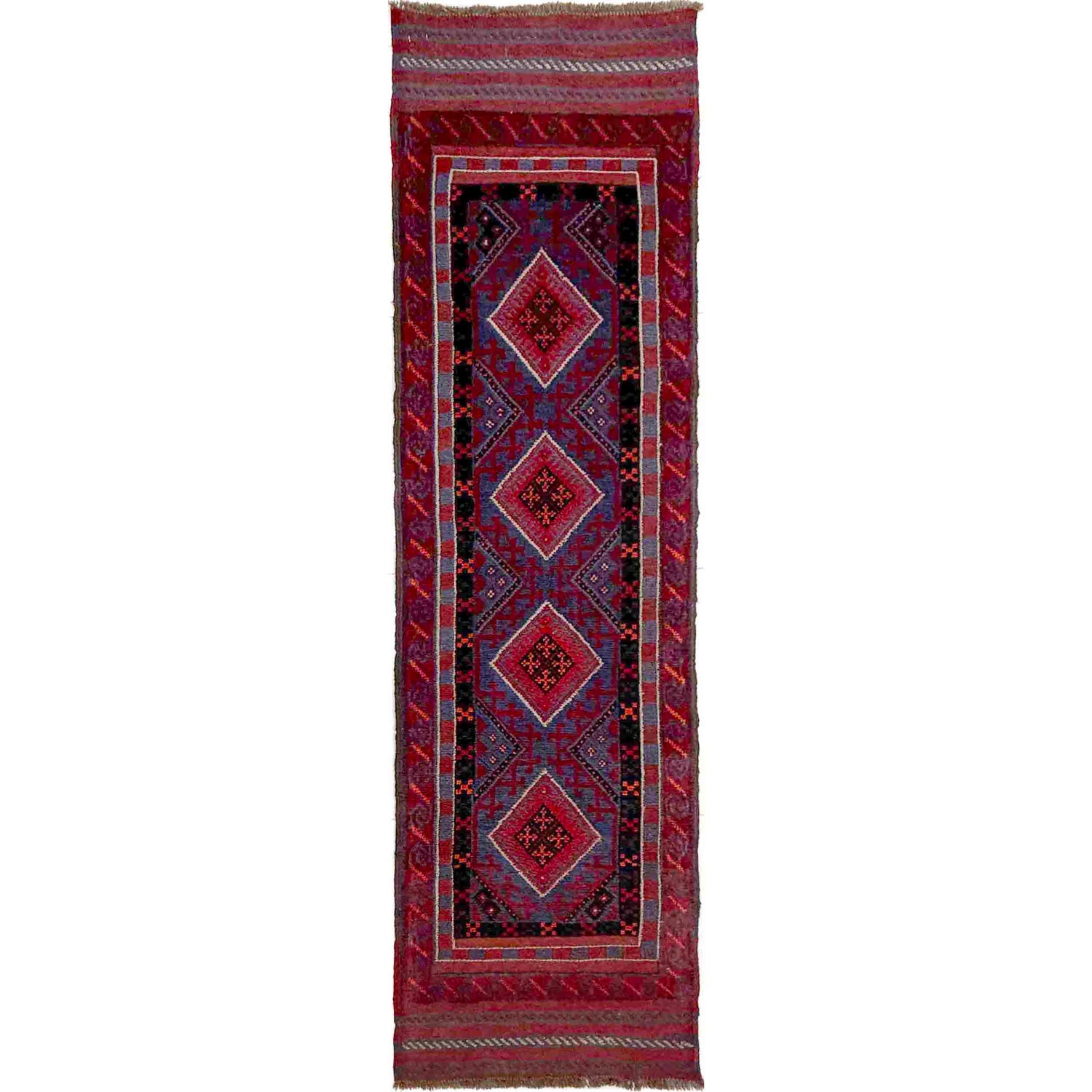 Multi Color Mashwani Short Runner 2' 1" x 8' 3" (ft) - No. R40170