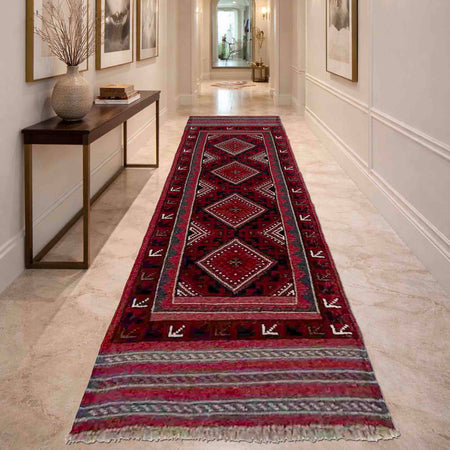 Multi Color Mashwani Short Runner 2' 2" x 7' 10" (ft) - No. R40177