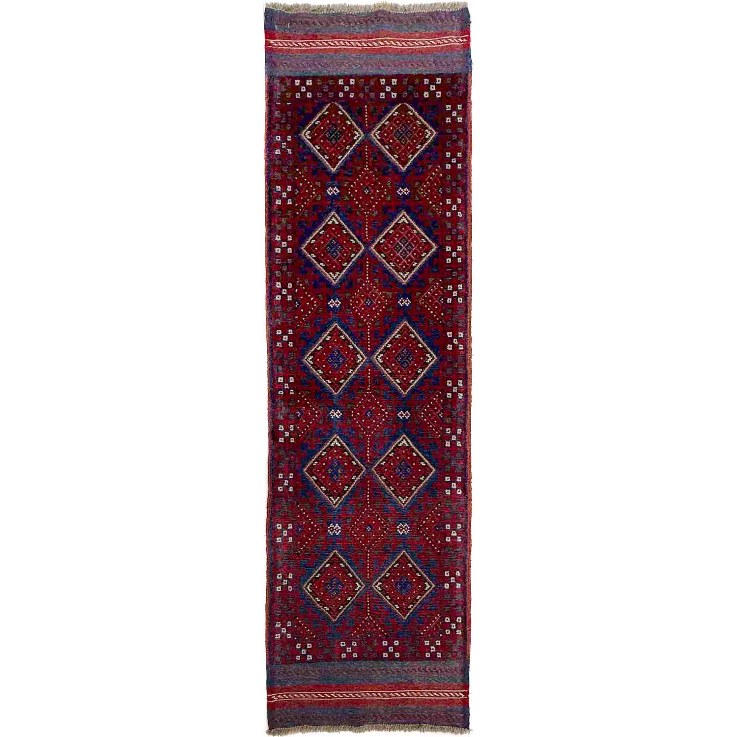 Multi Color Mashwani Short Runner 2' 0" x 7' 11" (ft) - No. R40178