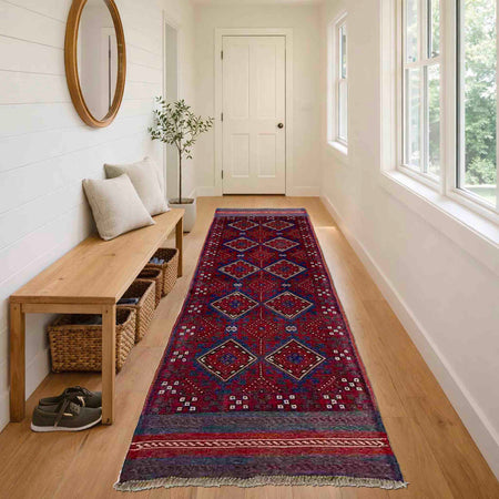 Multi Color Mashwani Short Runner 2' 0" x 7' 11" (ft) - No. R40178