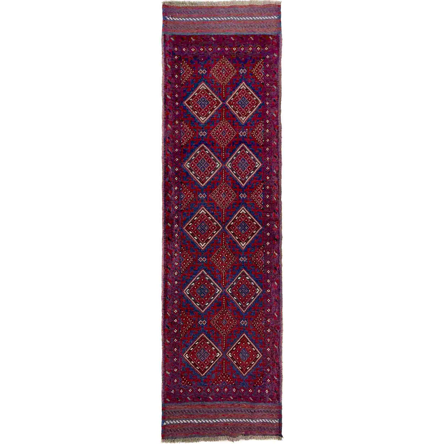 Multi Color Mashwani Short Runner 2' 1" x 7' 7" (ft) - No. R40180