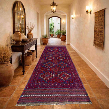Multi Color Mashwani Short Runner 2' 1" x 7' 7" (ft) - No. R40180
