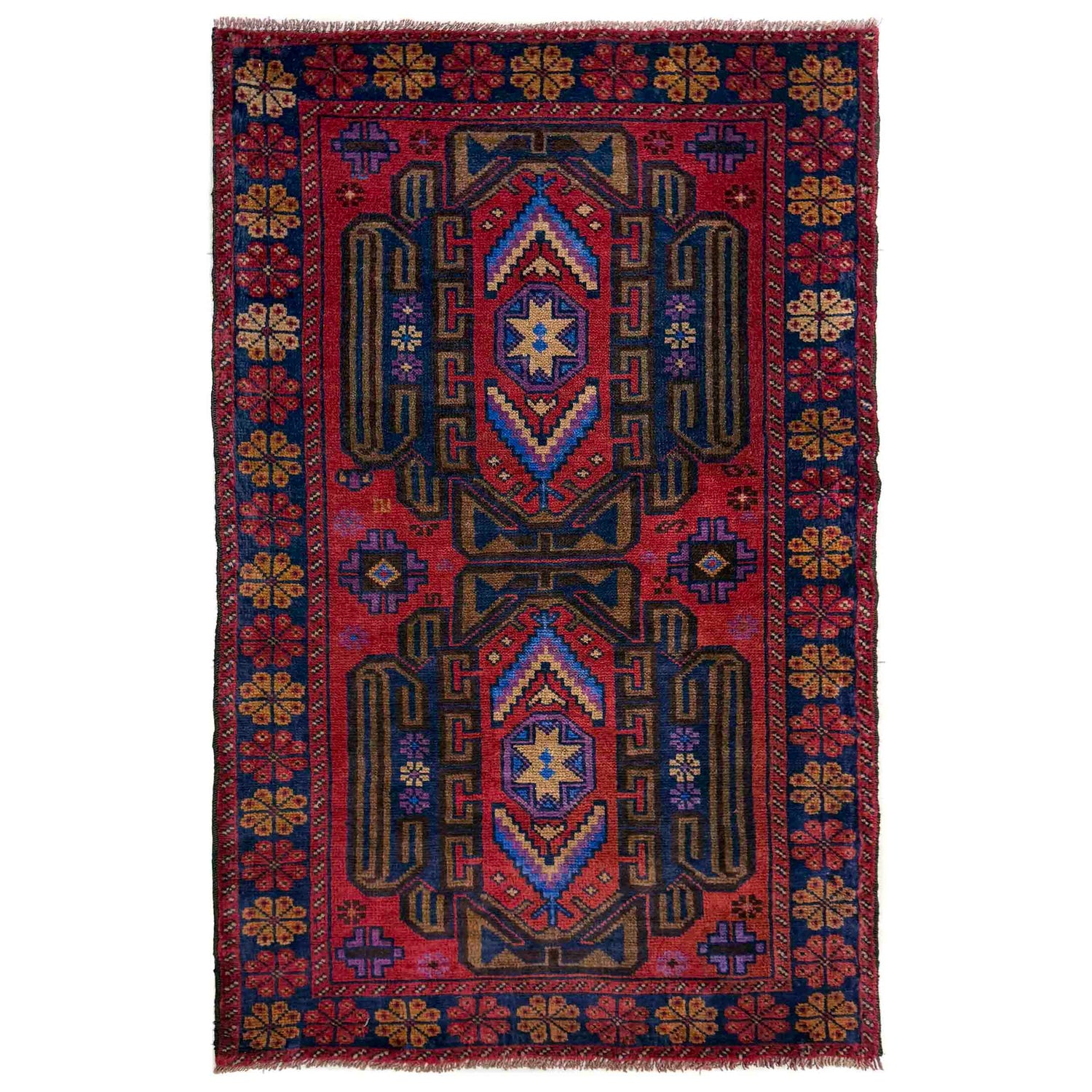 Traditional Baloch Rug 3' 0" x 5' 0" (ft) - No. R40210