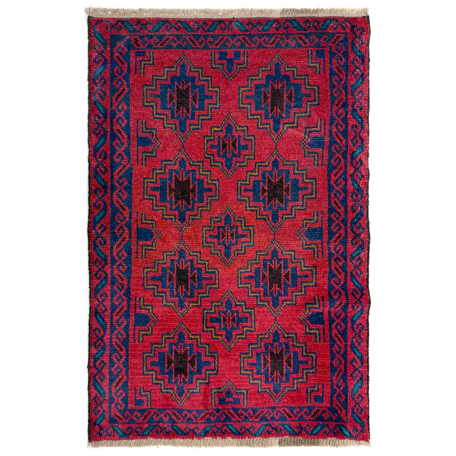 Baluch Small Size Rug 3' 0" x 4' 6" (ft) - No. R40212