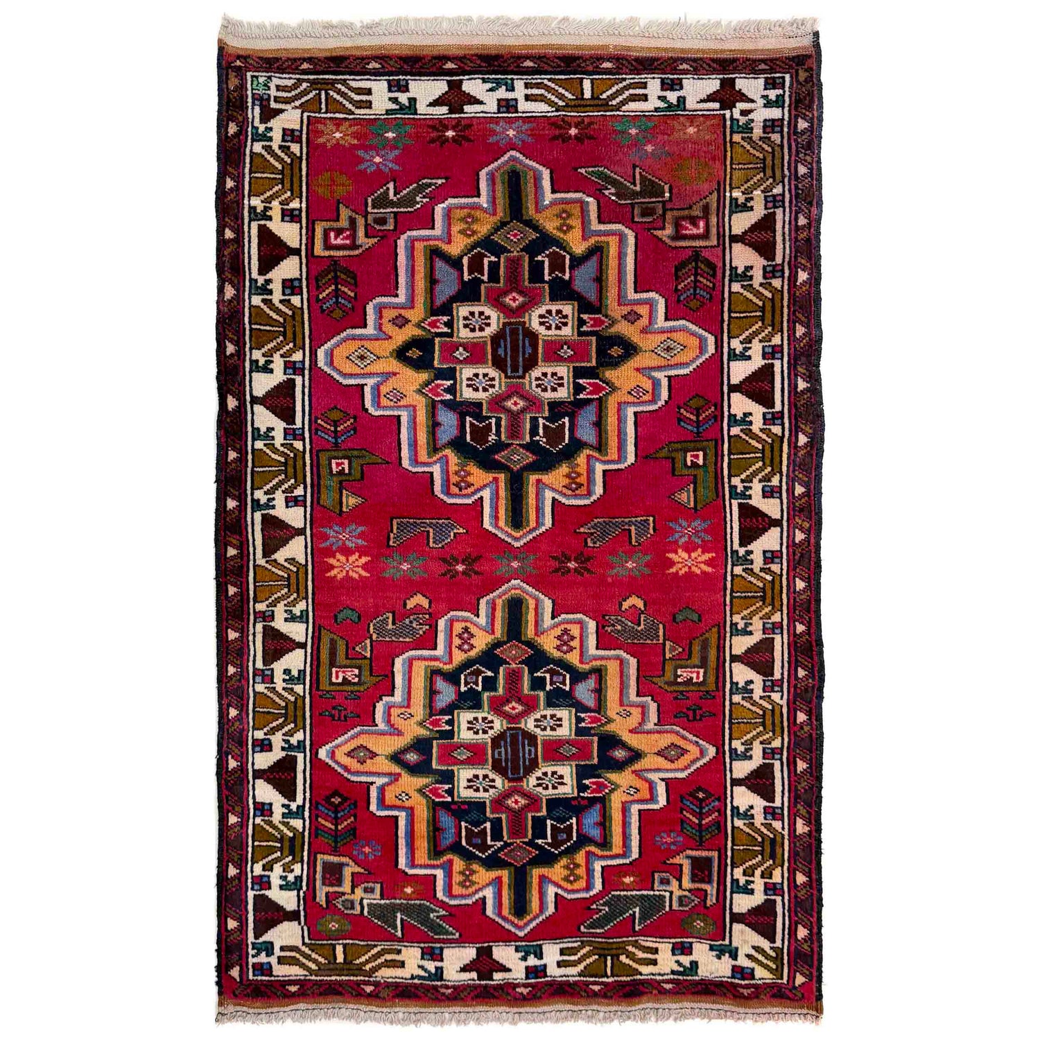 Hand Knotted Baluchi Rug 2' 8" x 4' 3" (ft) -No R40216