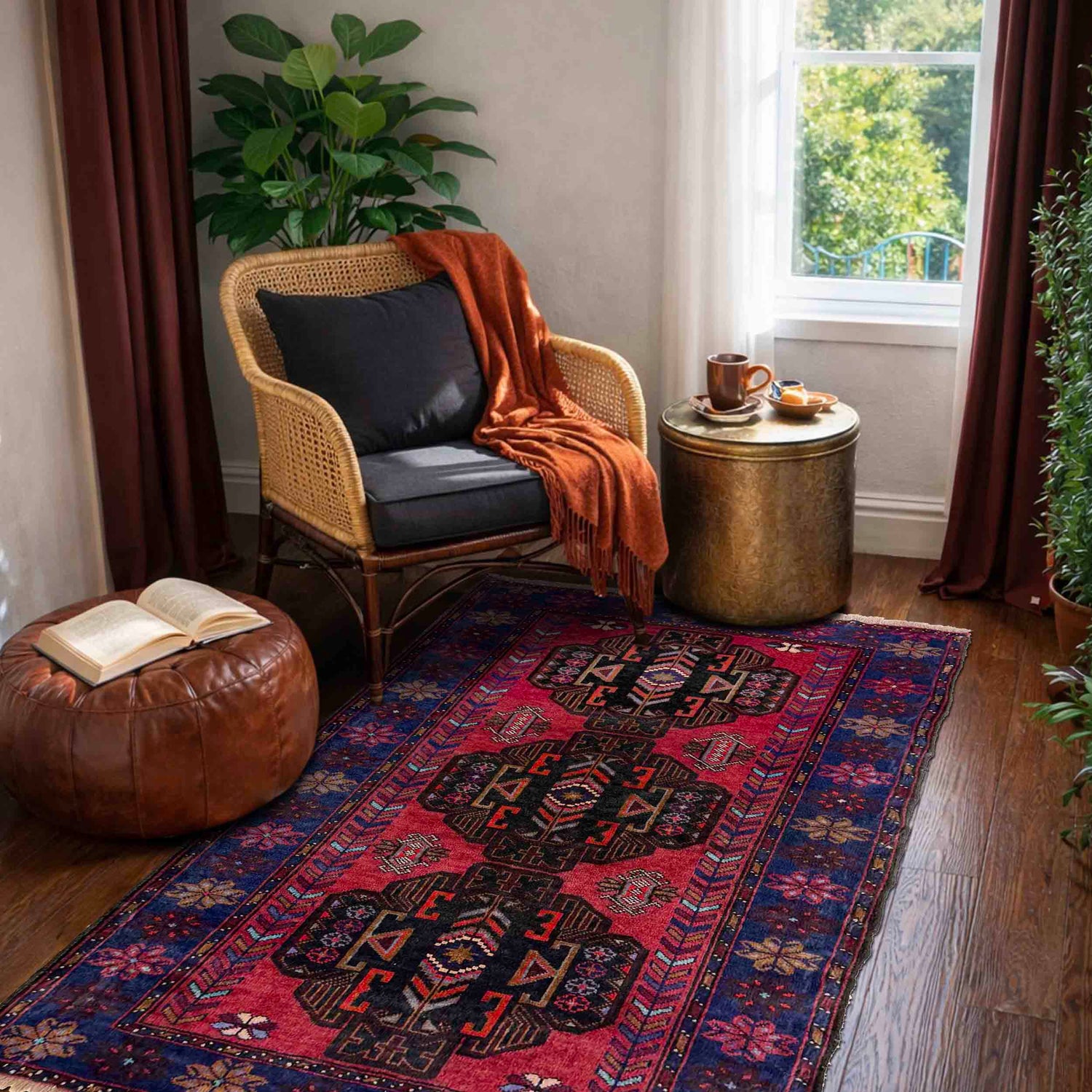 Handmade Baluchi Rug 2' 10" x 4' 3" (ft) -No R40218