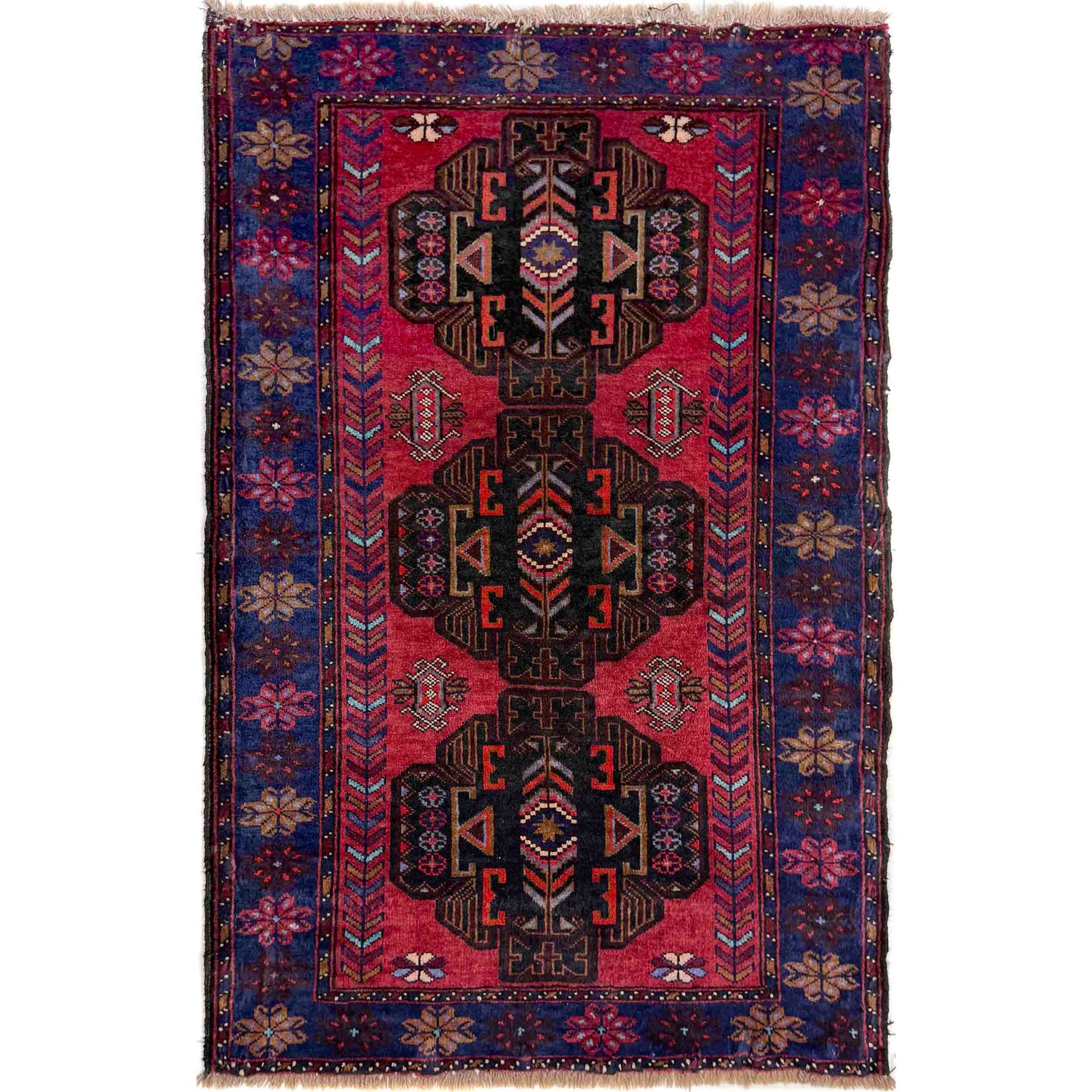 Handmade Baluchi Rug 2' 10" x 4' 3" (ft) -No R40218