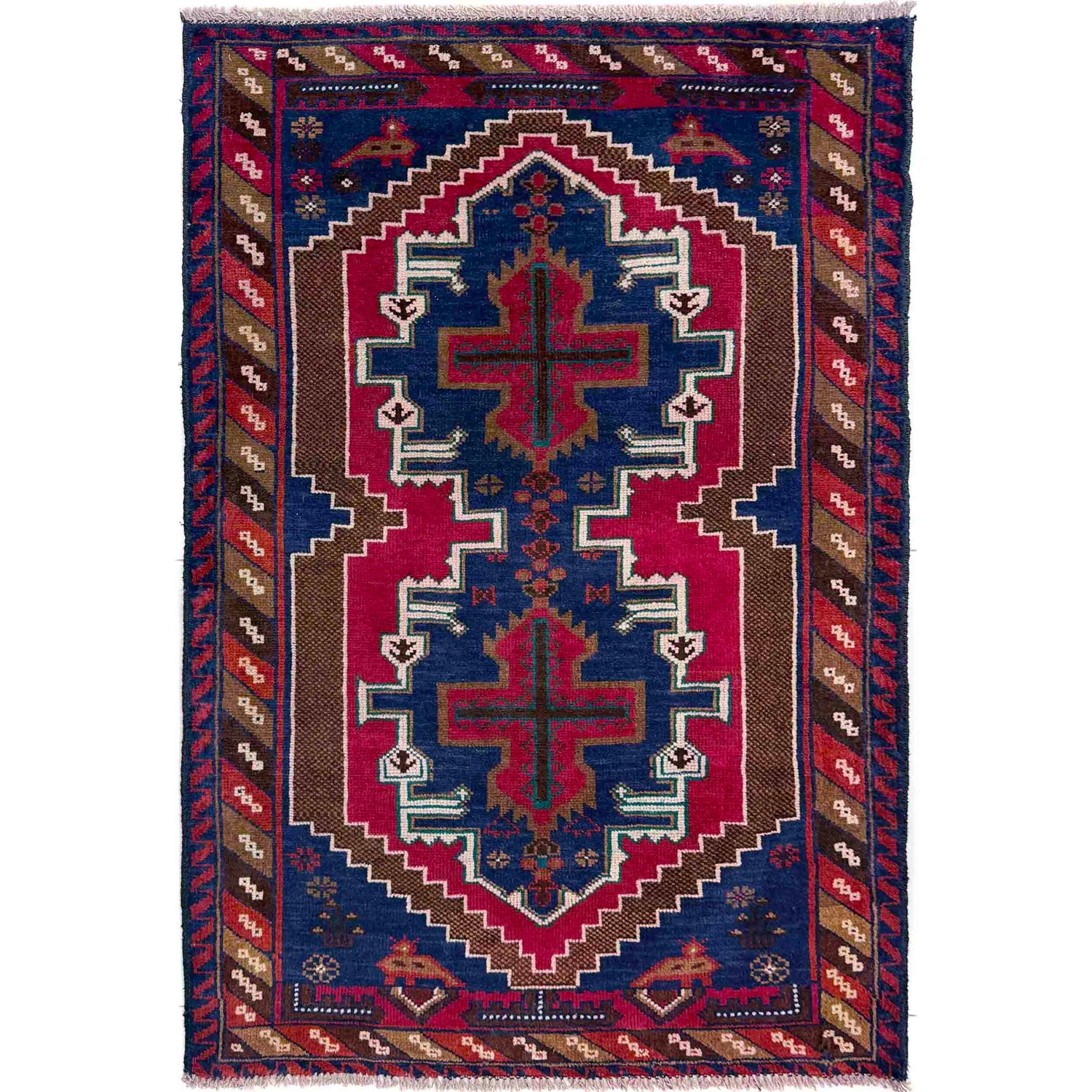 Handmade Baluchi Rug 2' 11" x 4' 7" (ft) -No R40219